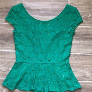 peplum blouse